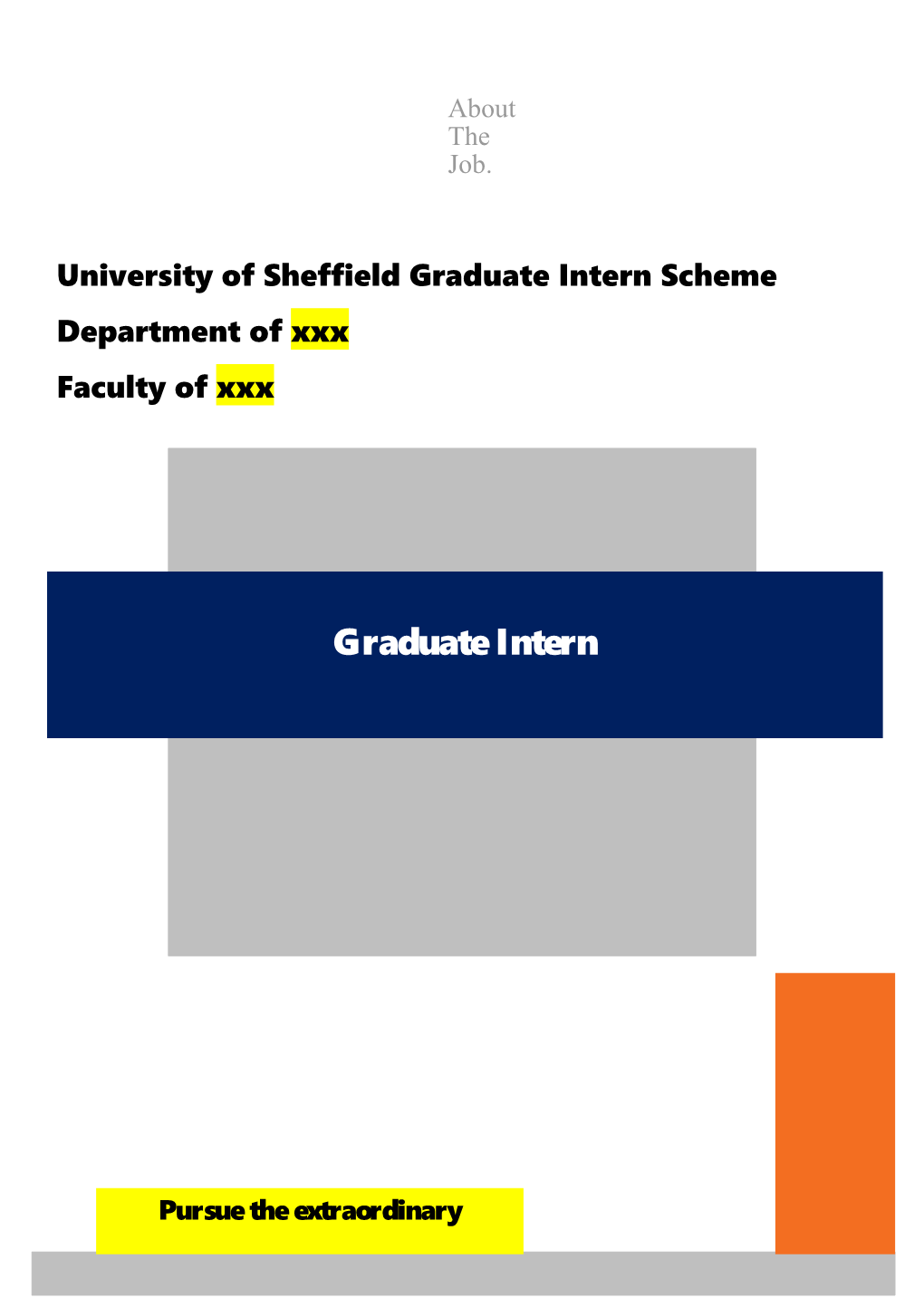 University of Sheffield Graduate Intern Scheme