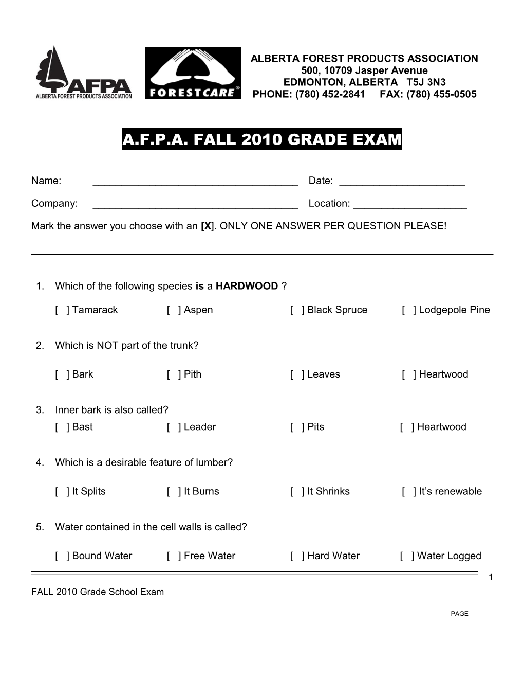 6-9.Match the Category Name with the Correct NLGA Paragraph Number. (E.G. a )