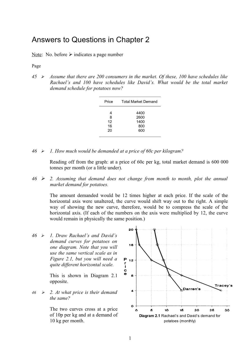 Answers to Questions in Chapter 2