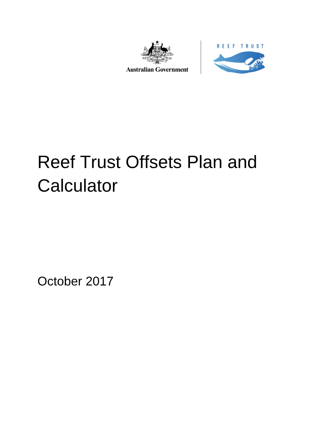 Reef Trust Offsets Plan and Calculator
