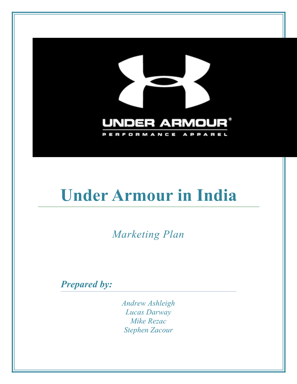 Under Armour in India