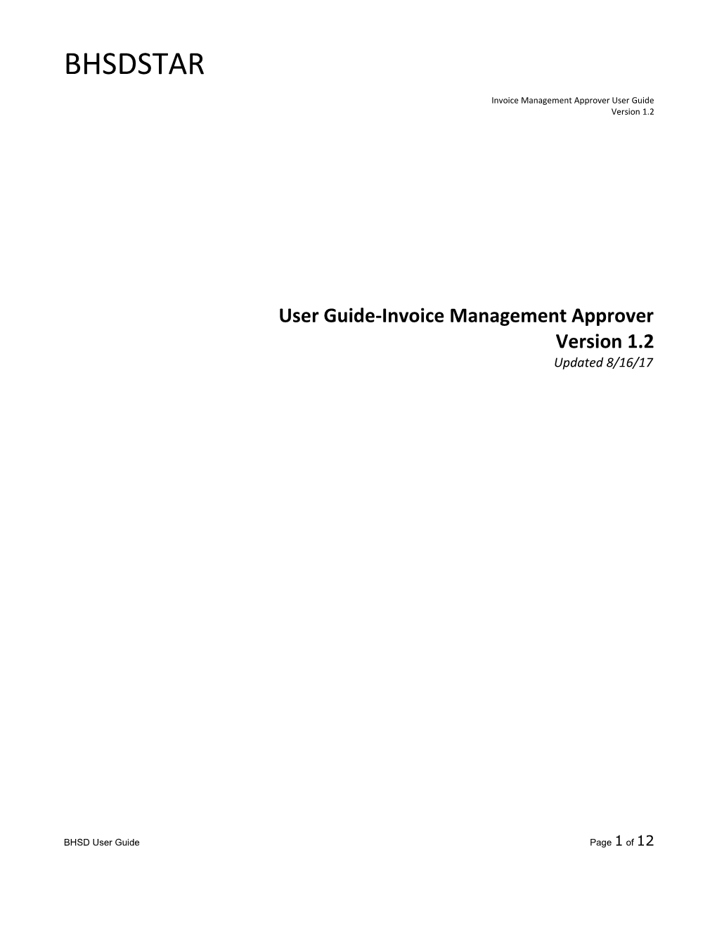 User Guide-Invoice Management Approver