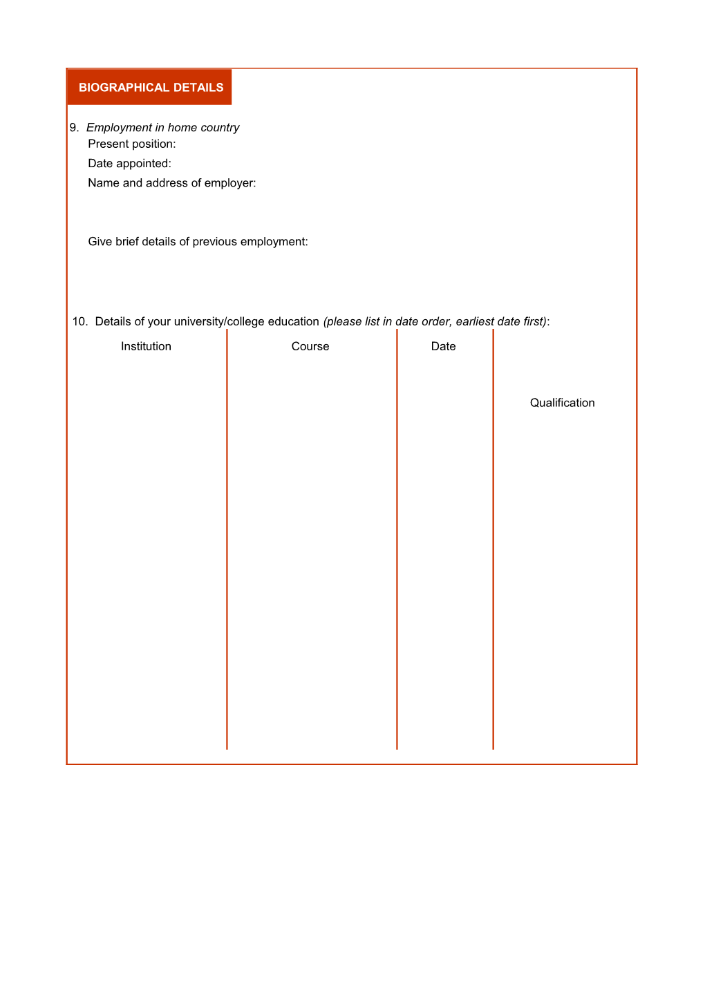 UCCL Application Form