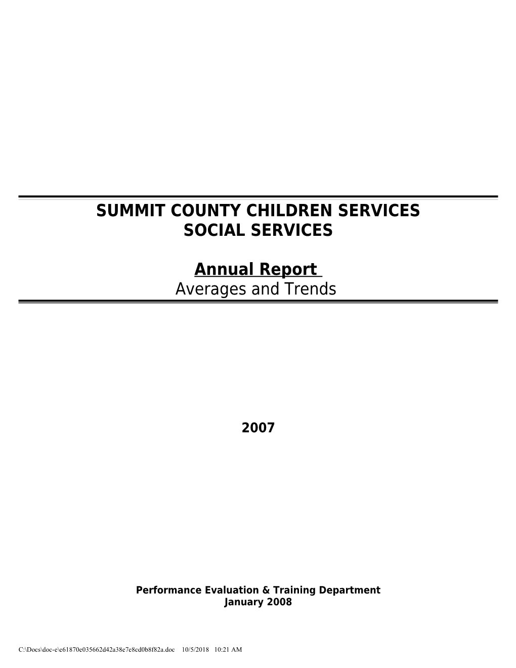 Summit County Children Services