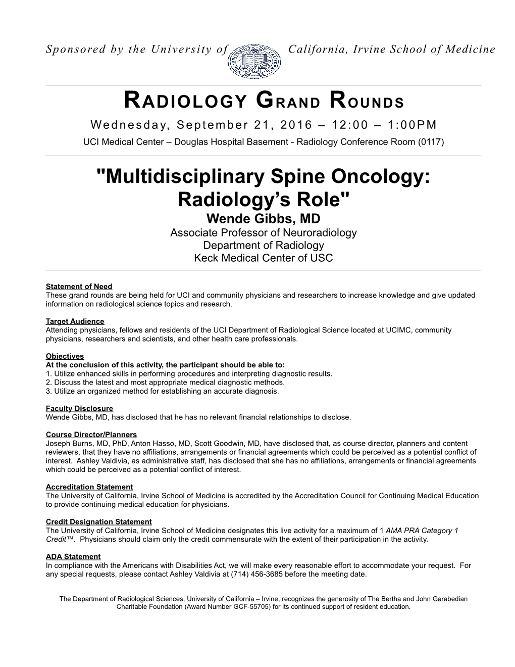 Infectious Disease Grand Rounds