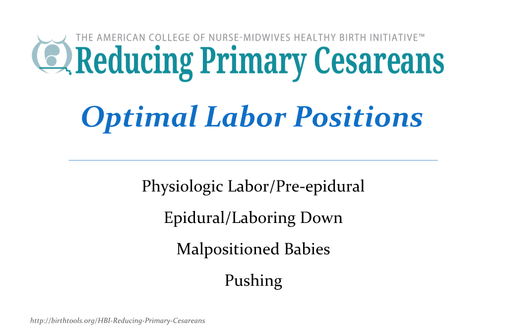 Optimal Labor Positions