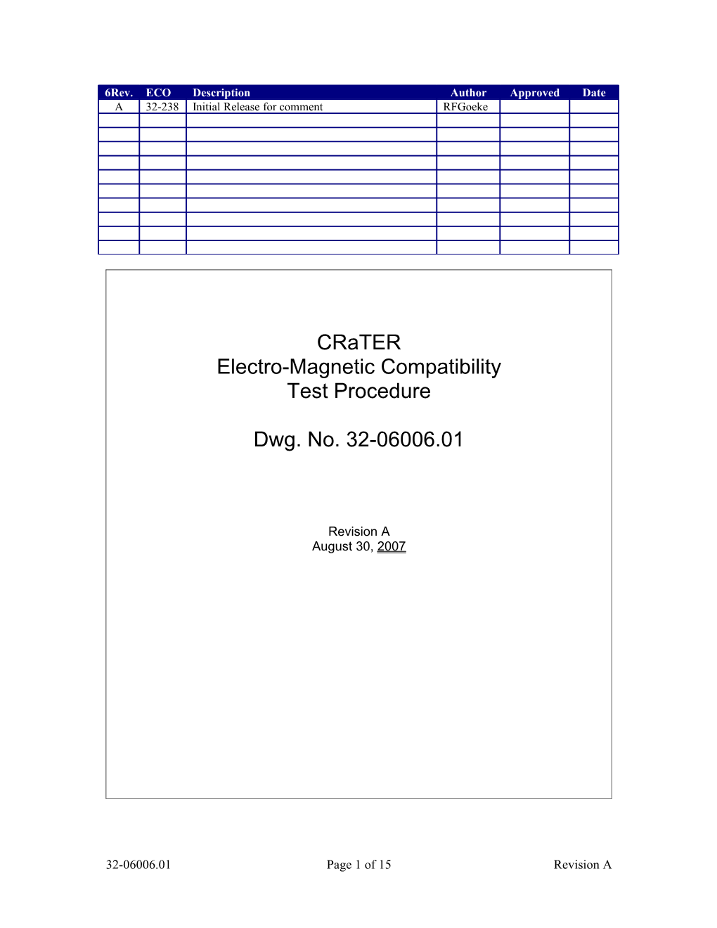 Electro-Magnetic Compatibility