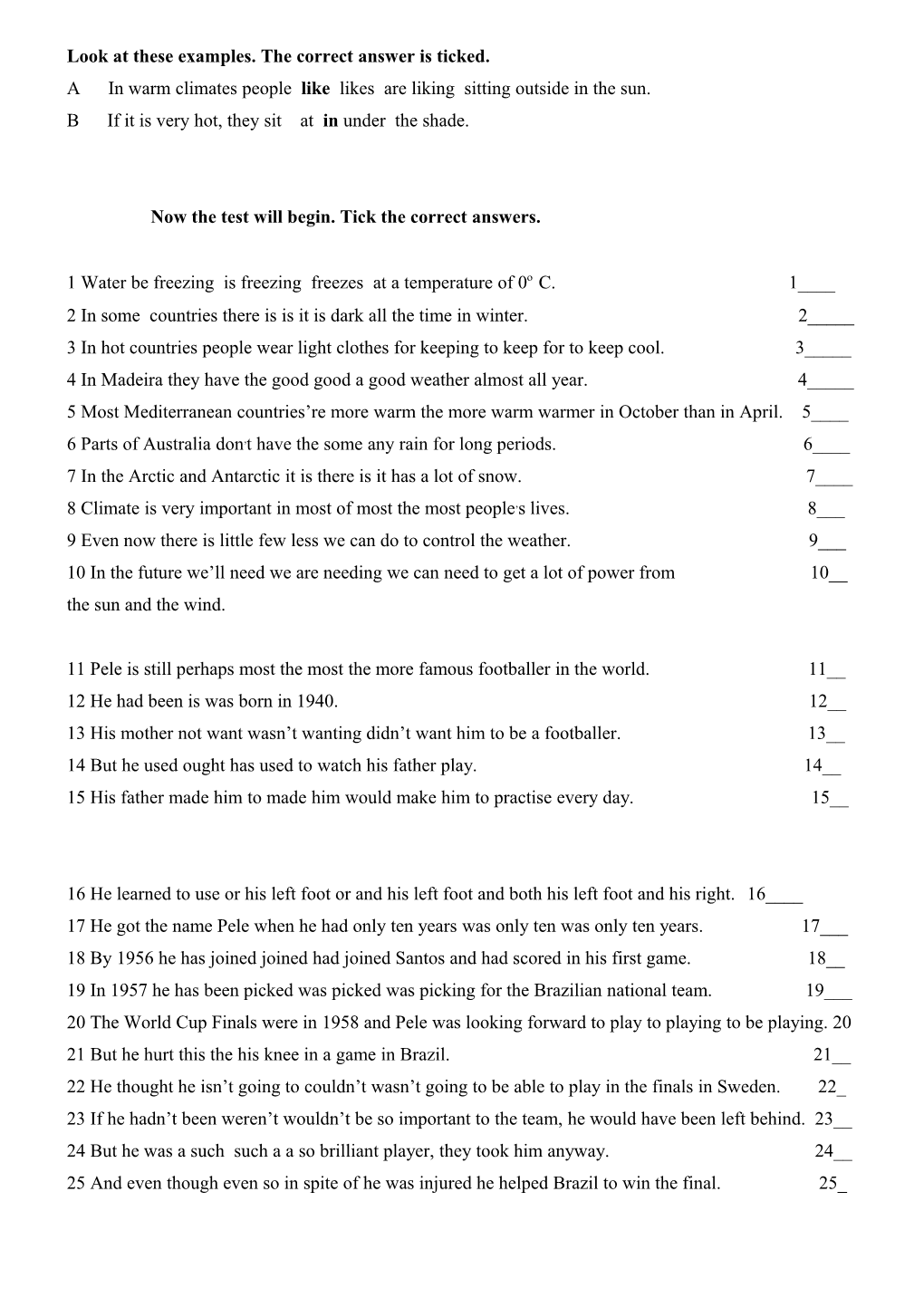 Oxford Placement Test 2