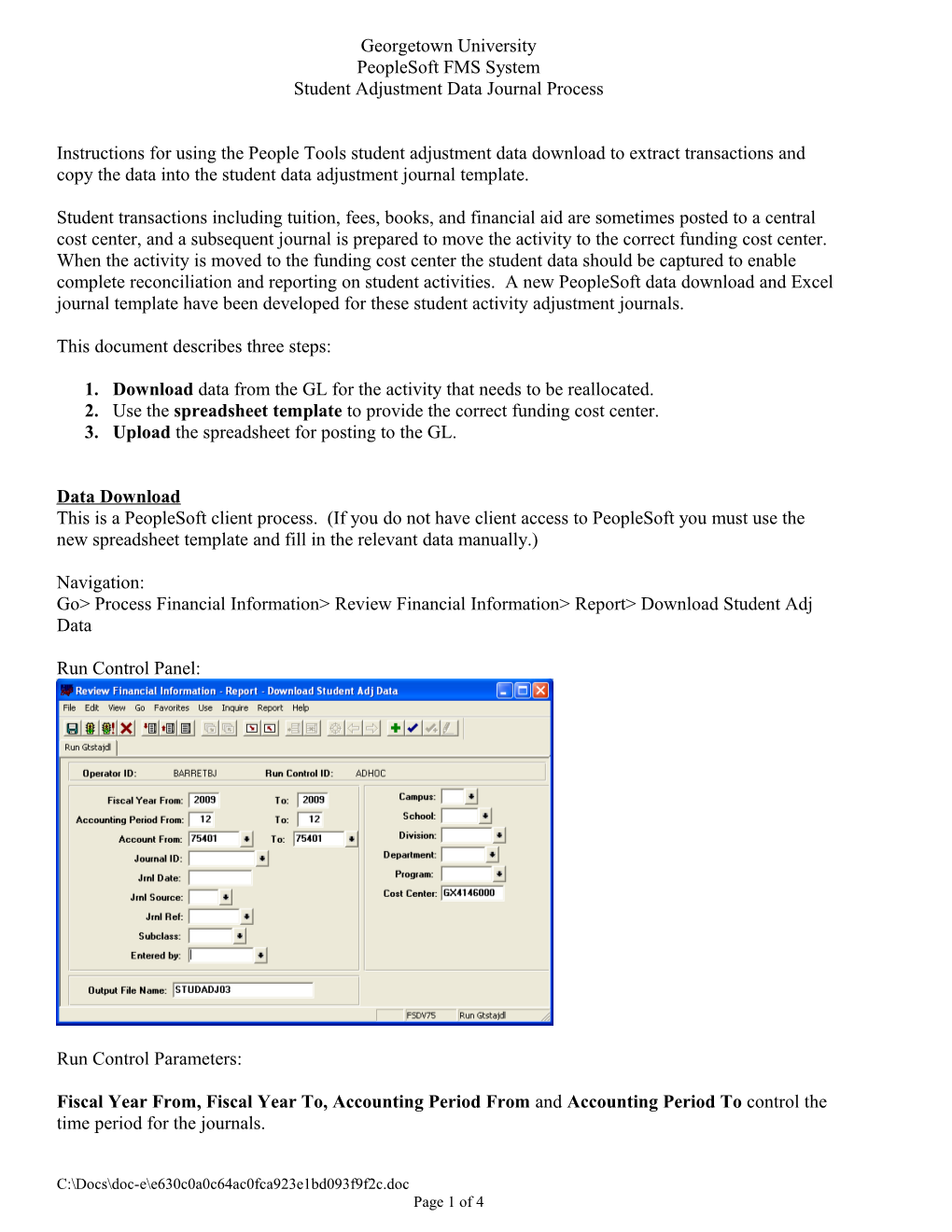 User Instructions for Preparing and Uploading Journals for Consolidated Billing Vendors