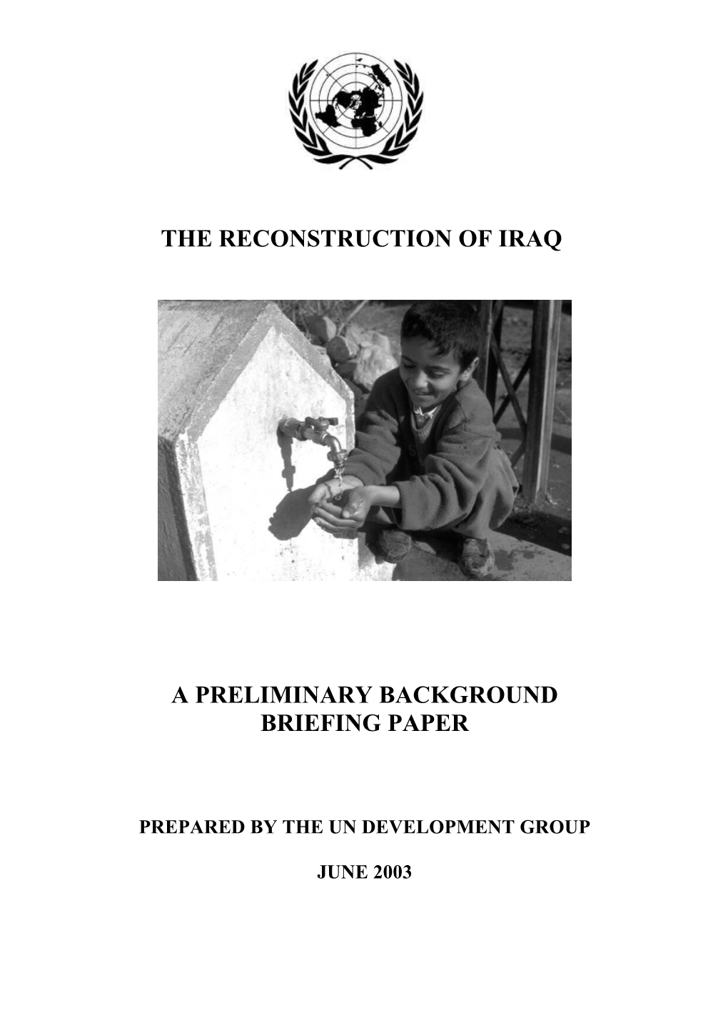 Reconstruction of Iraq Appeal