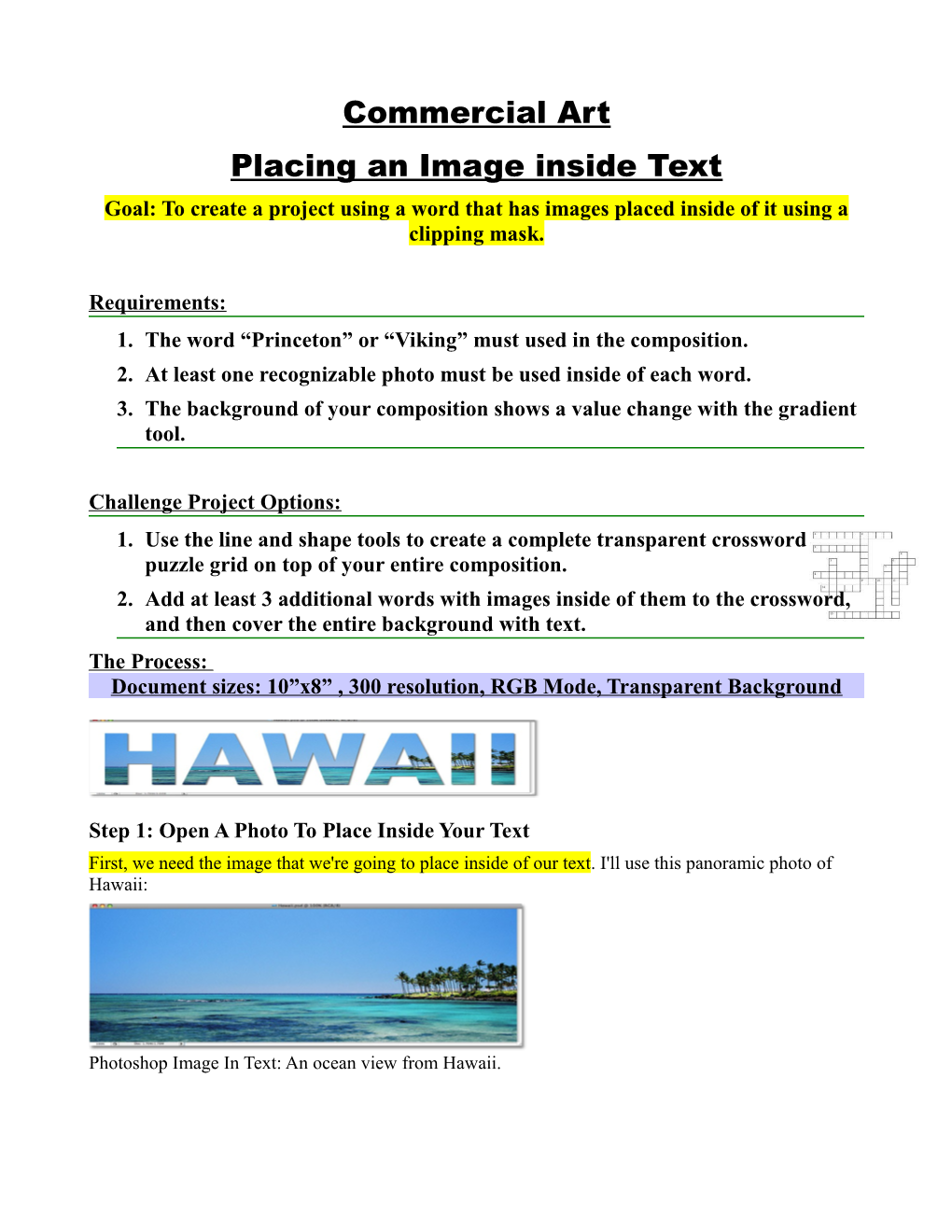 Placing an Image Inside Text