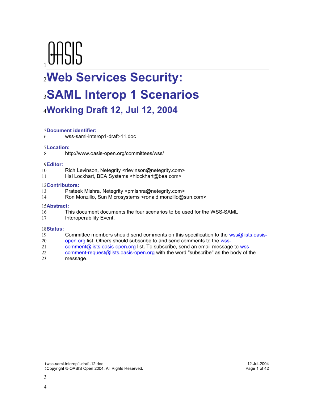 Web Services Security