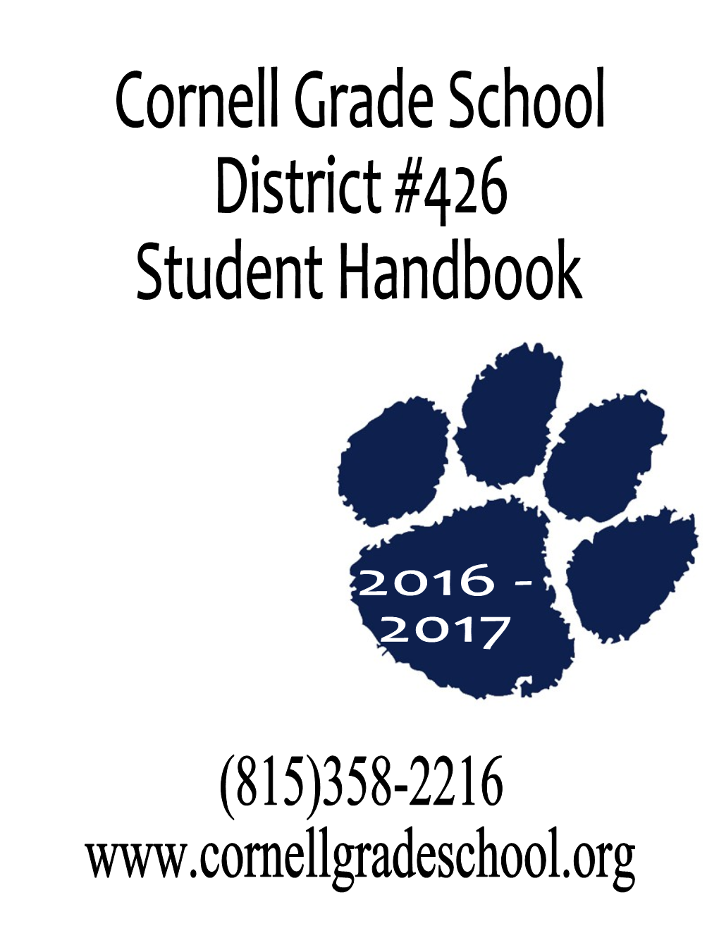 Cornellgrade School Student Handbook