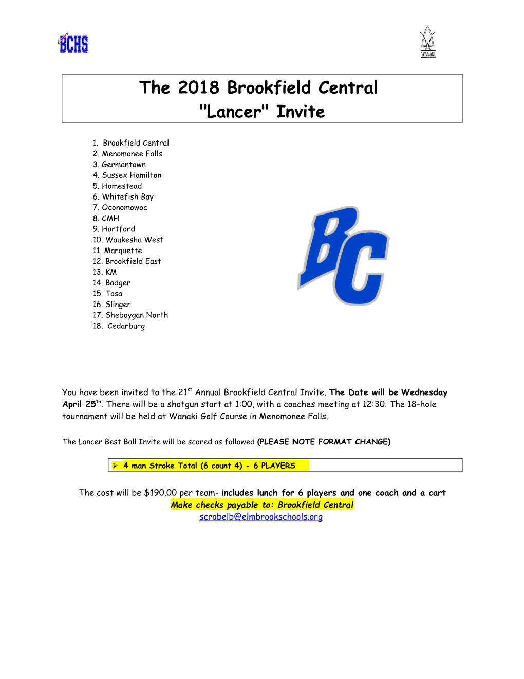 The 2018 Brookfield Central