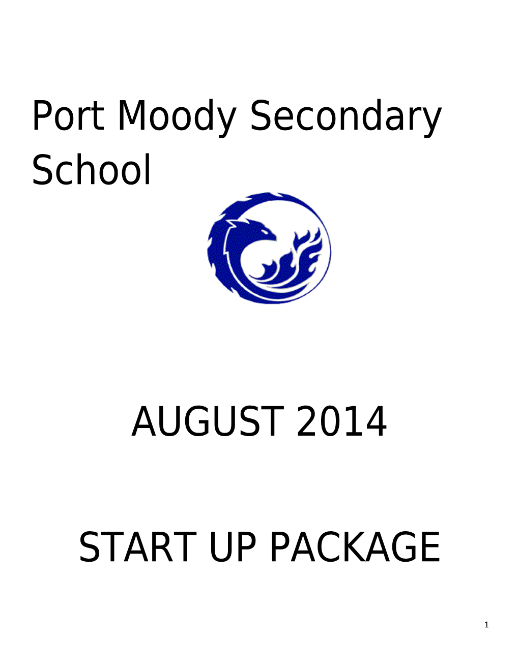 Port Moody Secondary School