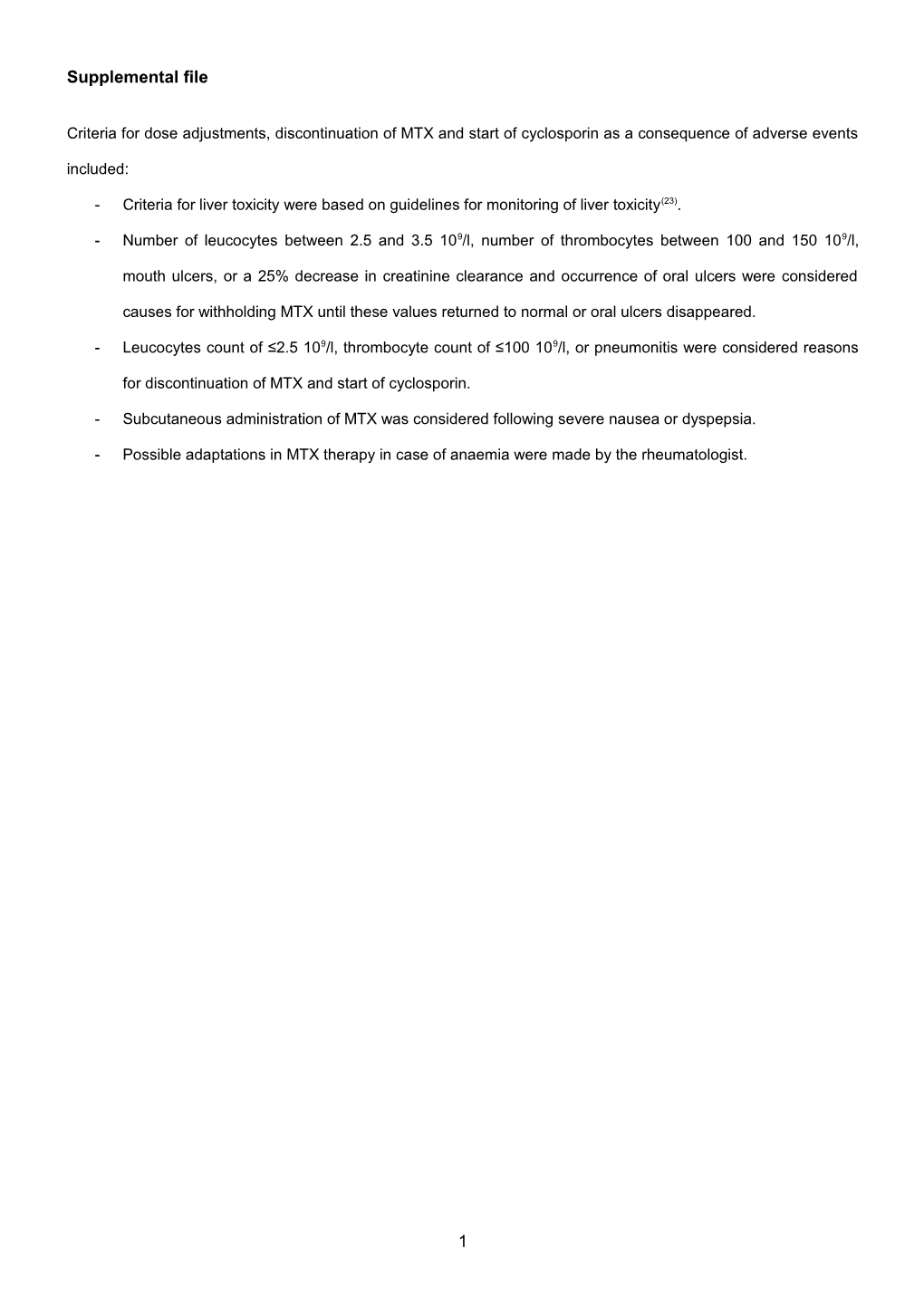 Adverse Events and Factors Associated with Hepatoxicity in Patients with Early Rheumatoid