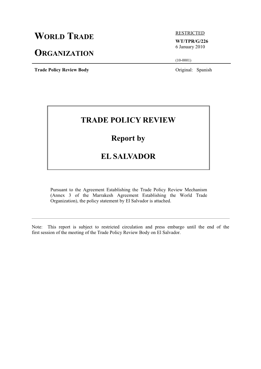 Ii.Economic and Trade Policy Environment