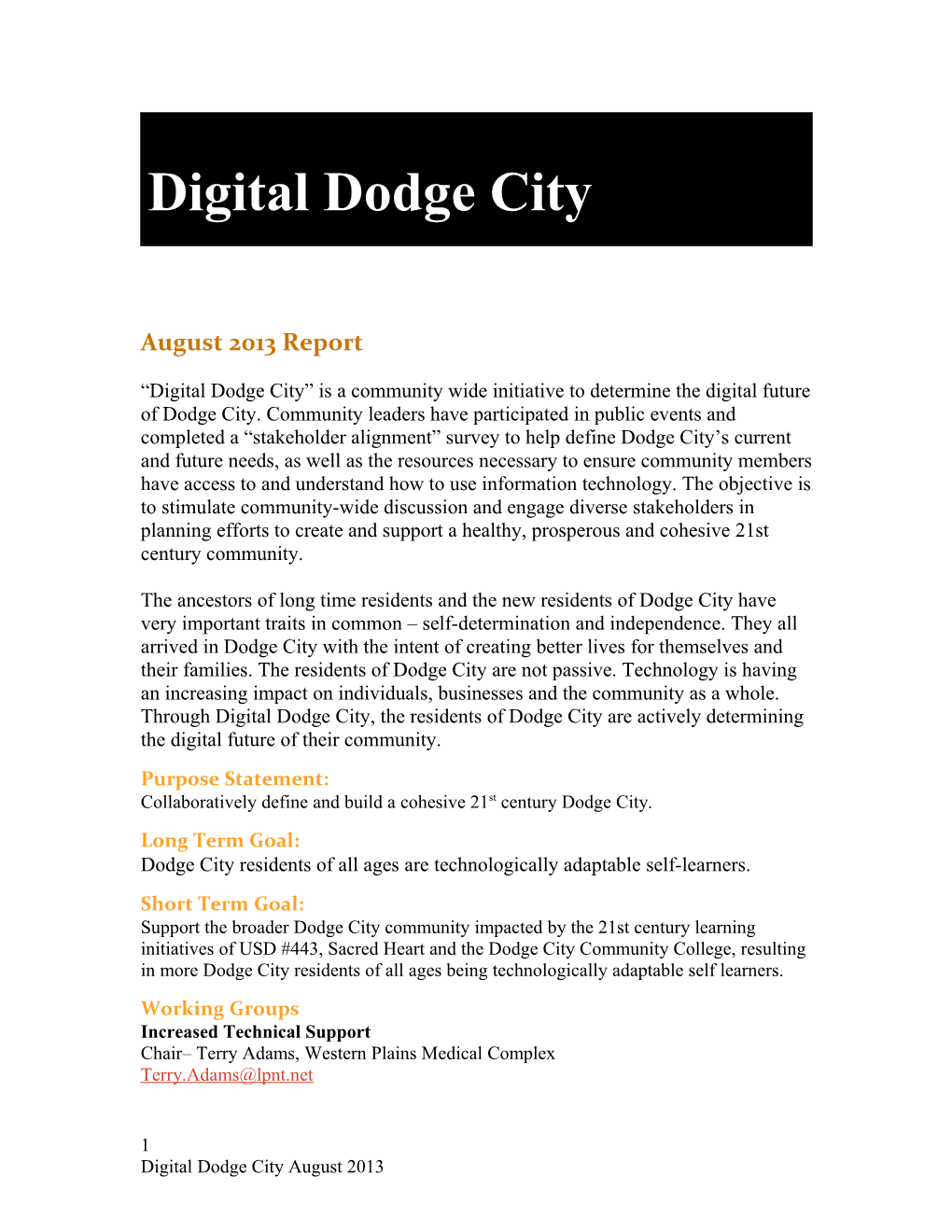 Digital Dodge City