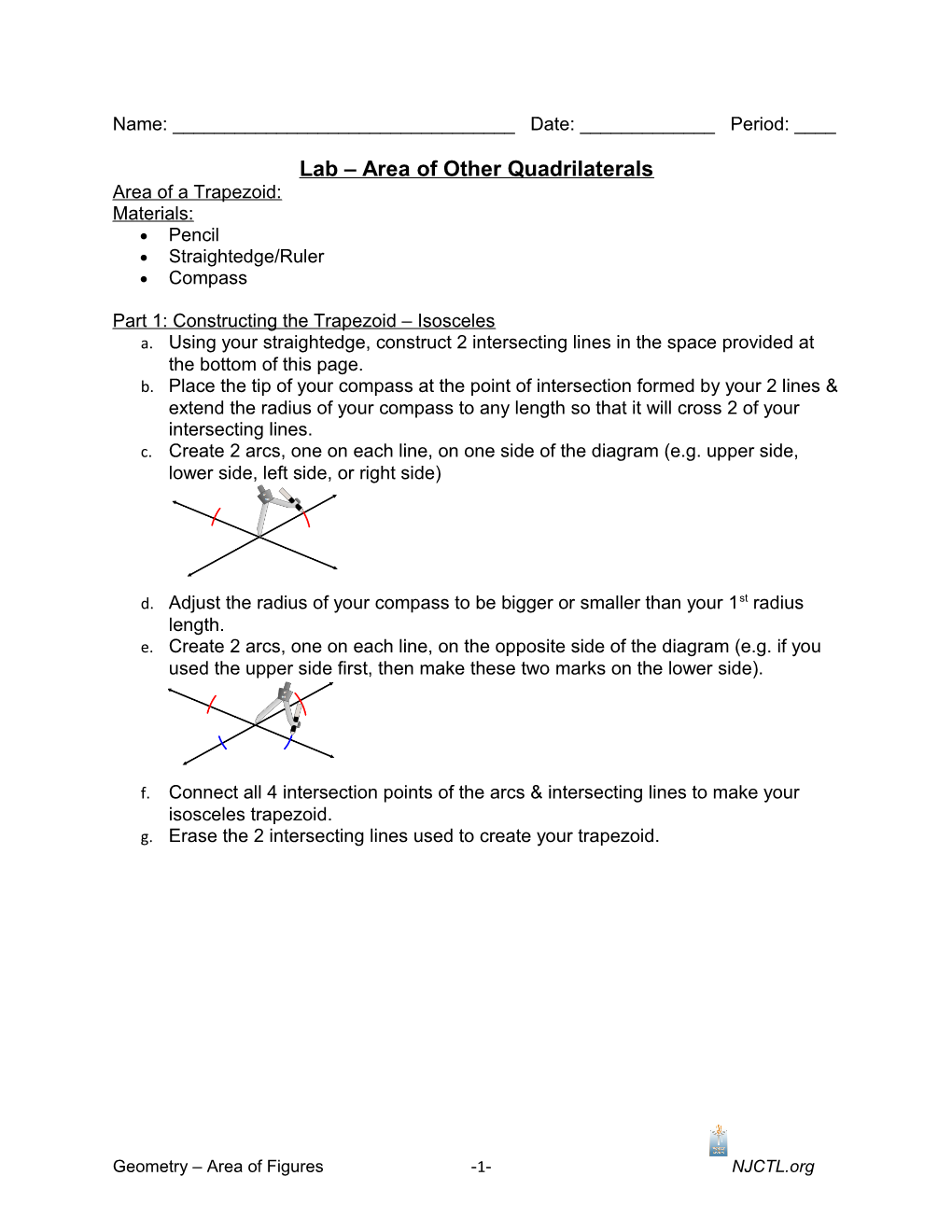 Lab Area of Other Quadrilaterals