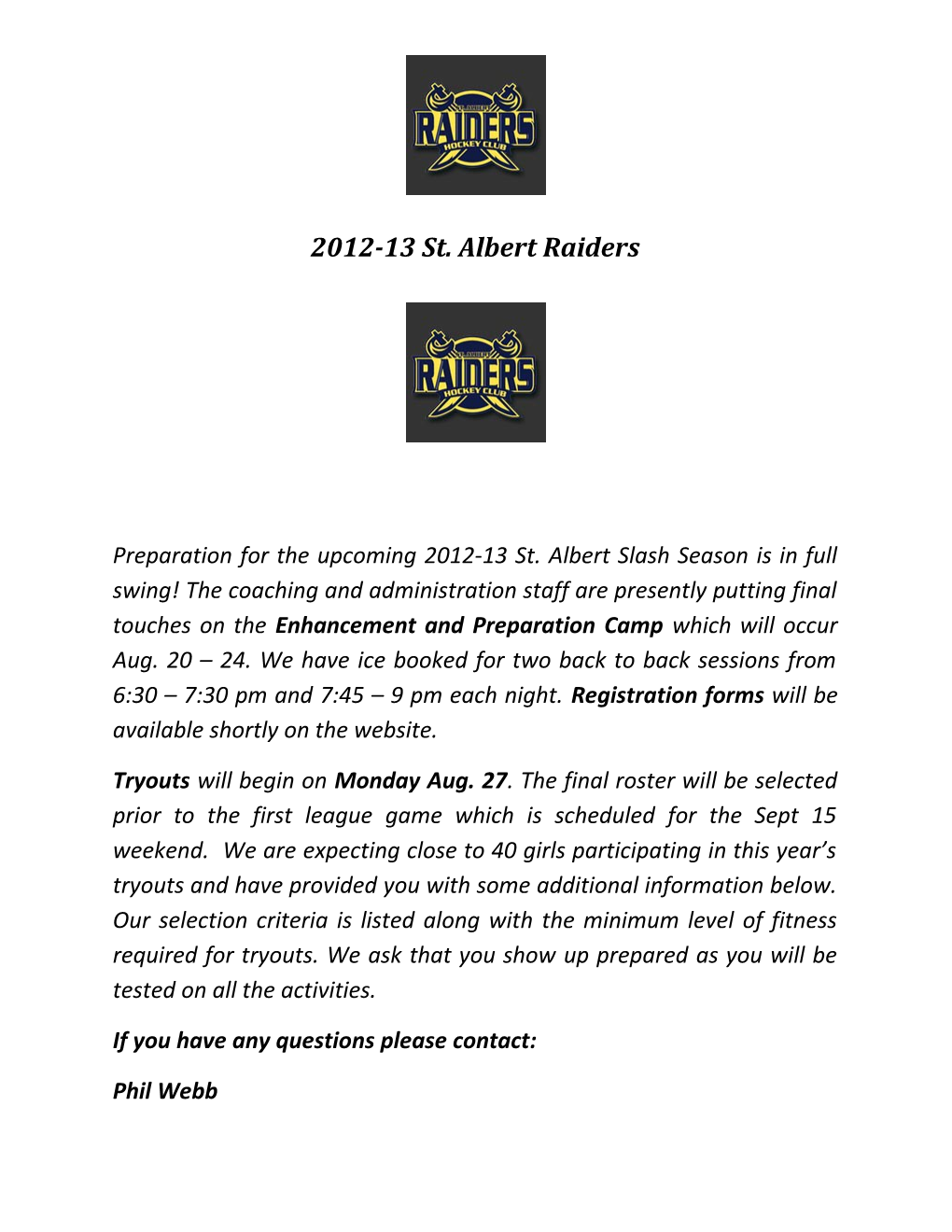 2012-13St. Albert Raiders