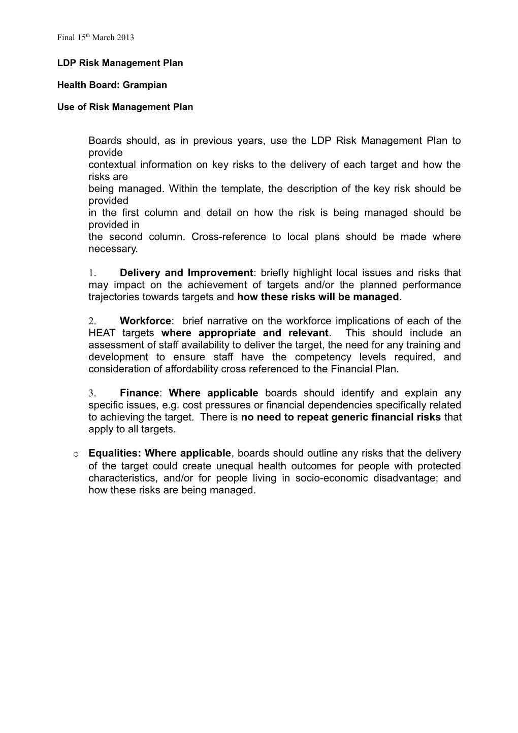 Item 7.1 for 2 Apr 2013 LDP Risk Managemetn Plan