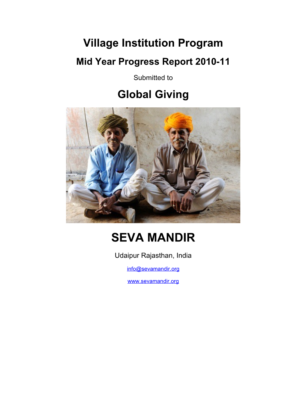 Mid Year Progress Report 2010-11