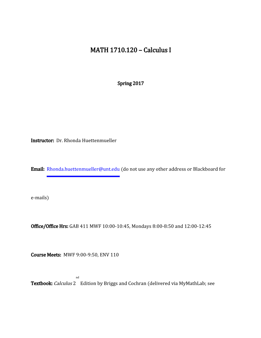 MATH 1710.120 Calculus I