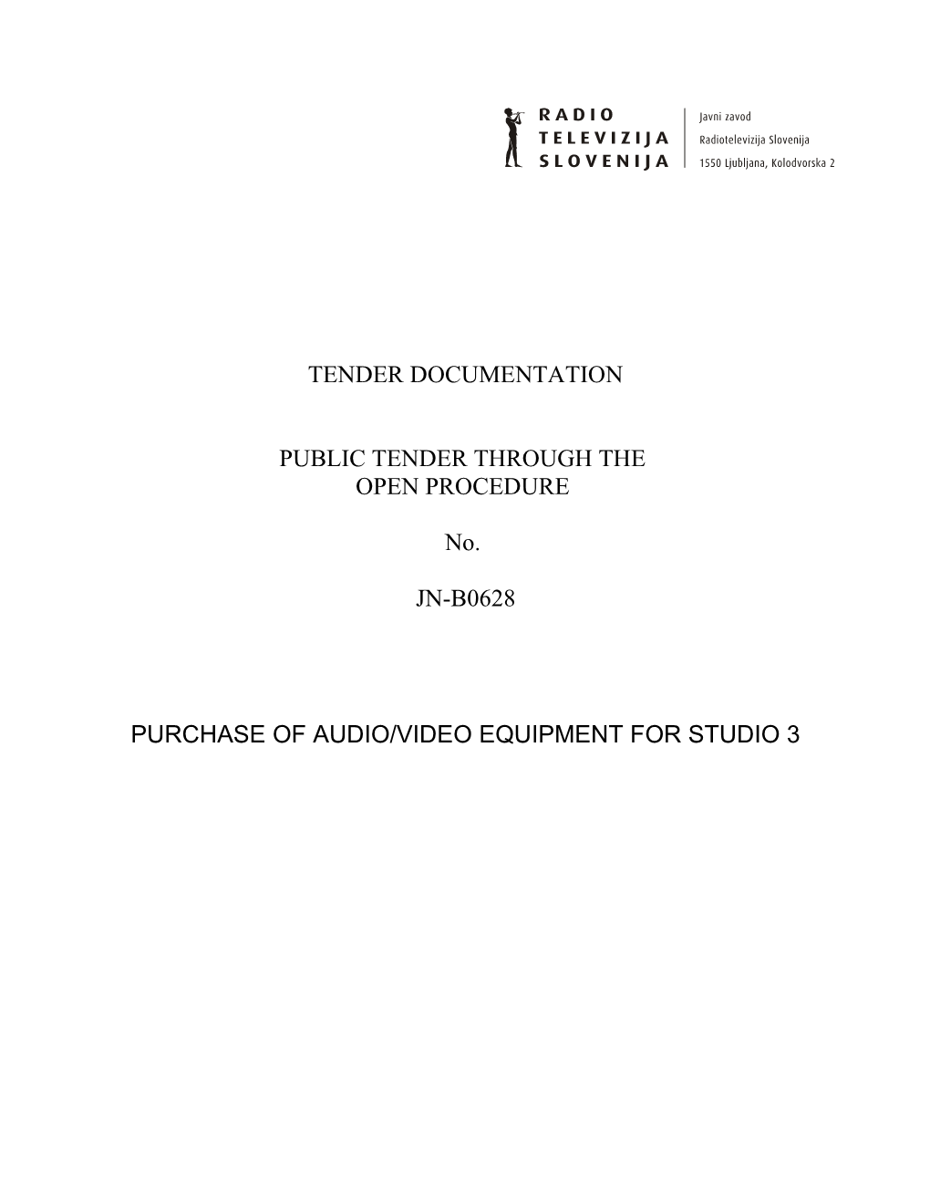 Public Tender Through The