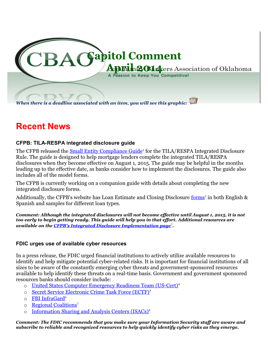 CFPB: TILA-RESPA Integrated Disclosure Guide