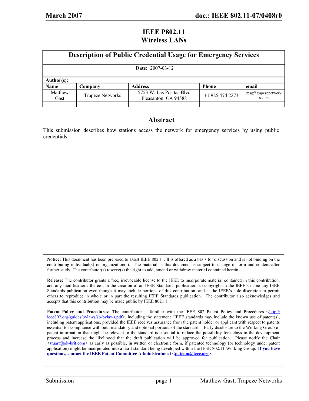 P.1.4 Emergency Call Services for Clients Only Havingwith Public Security Credentials