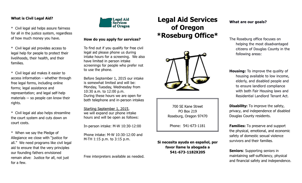 What Is Civil Legal Aid?