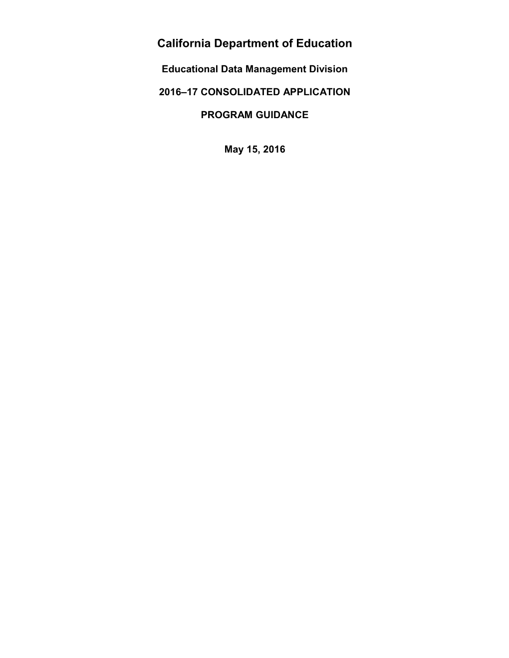 Guid-16: Conapp 2016-17 Spring Release (CA Dept of Education)
