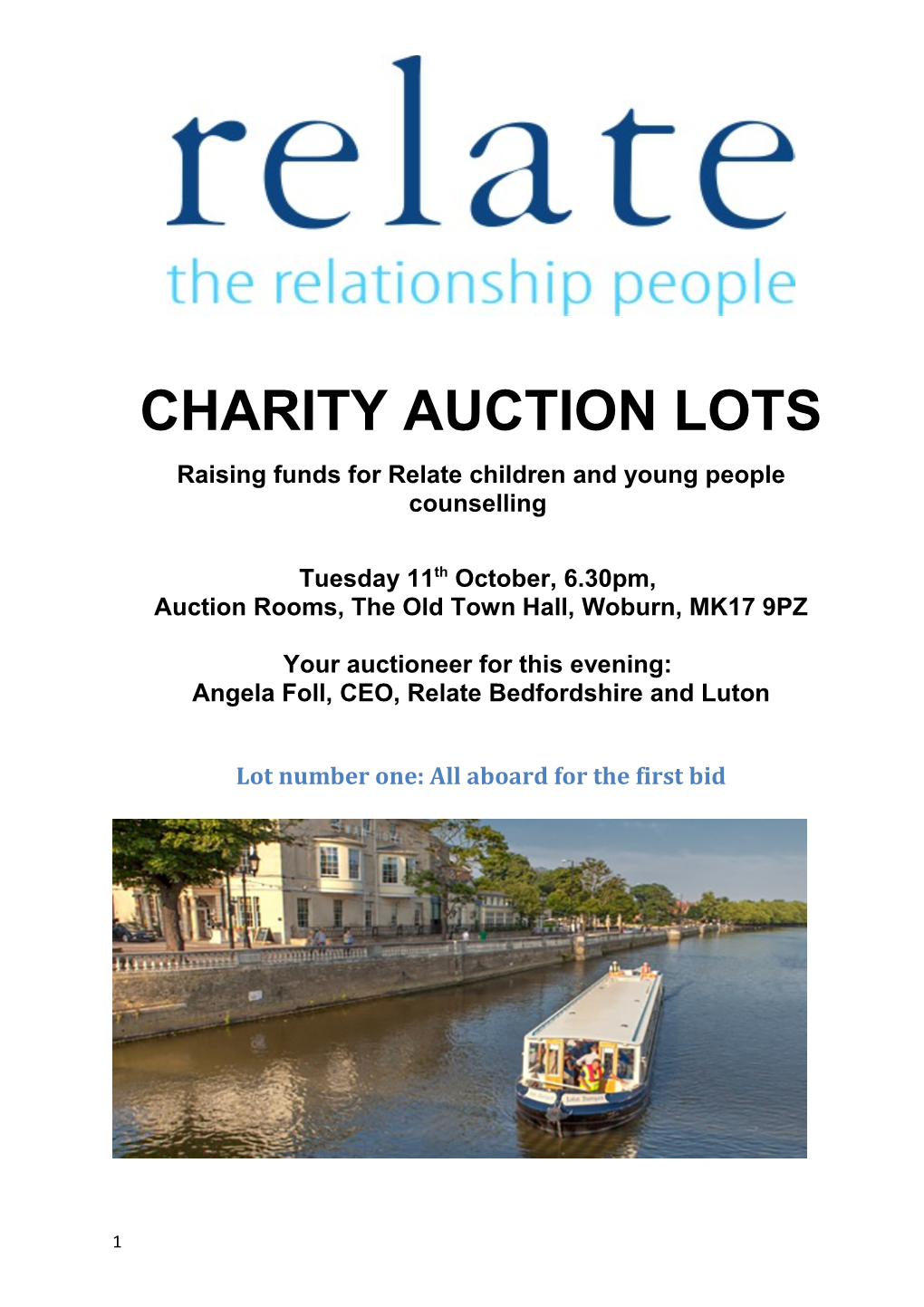 Raising Funds for Relate Children and Young People Counselling