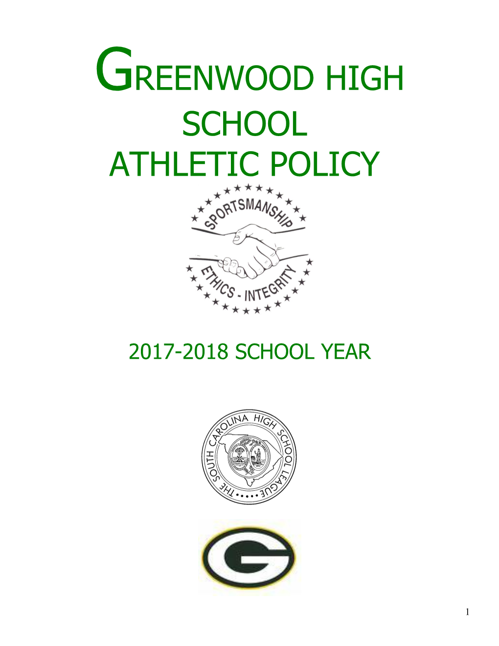 Greenwood School District 50 Athletic Policy Revision