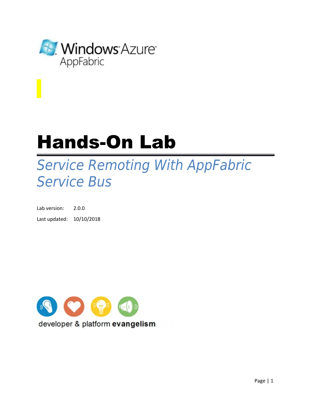 Service Remoting with Appfabric Service Bus