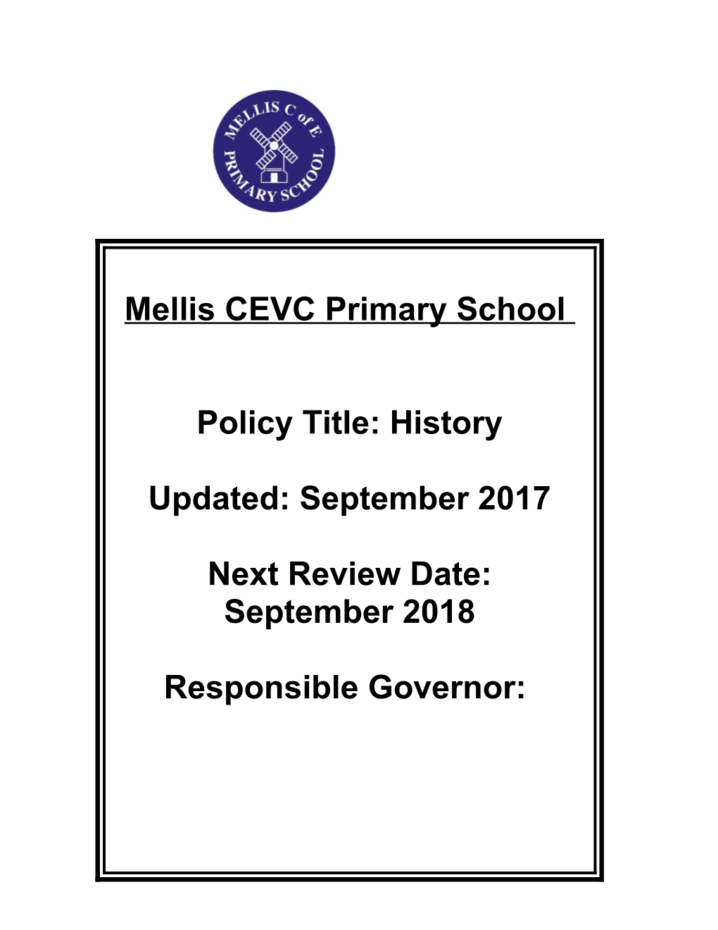 Mellis Cevc Primary School