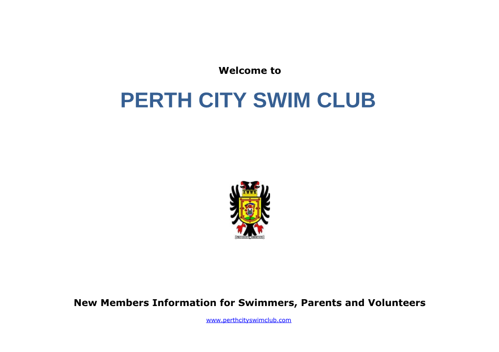Perth City Swim Club Relay Event September 2008