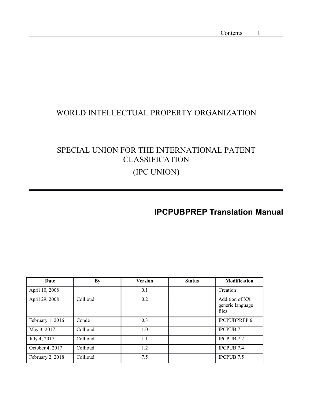 IPCPUBPREP Translation Manual