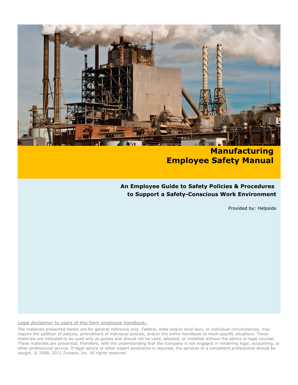 An Employee Guide to Safety Policies & Procedures