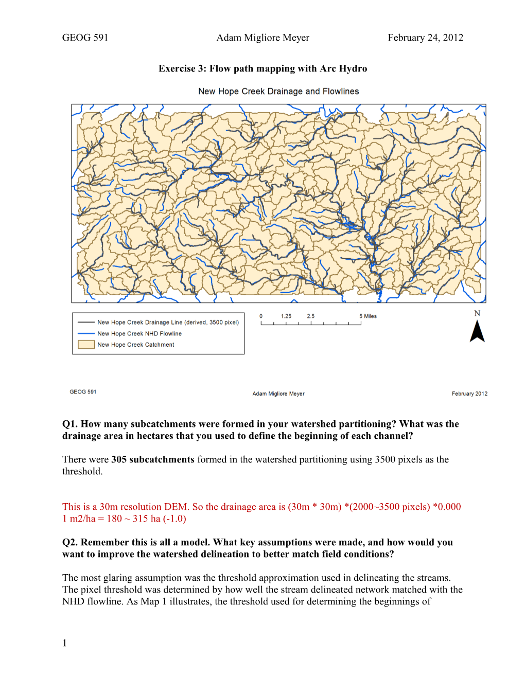 Exercise 3: Flow Path Mapping with Arc Hydro
