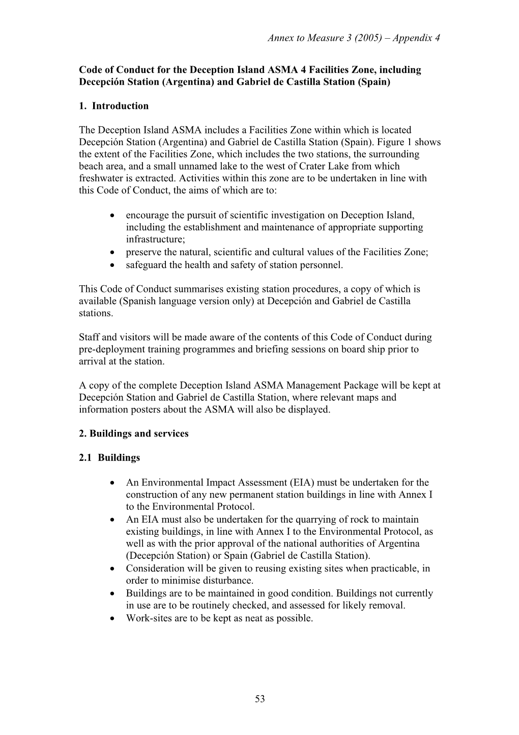 Annex to Measure 3 (2005) Appendix 4