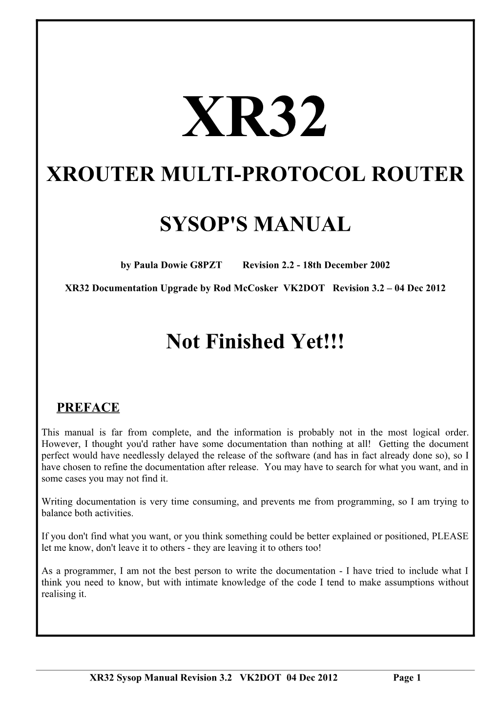 Xrouter Multi-Protocol Router