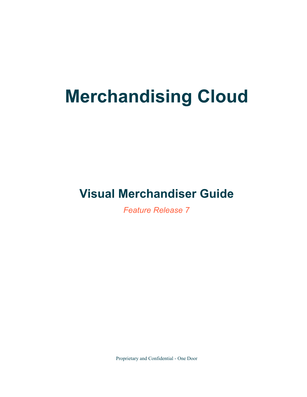 Merchandising Cloud