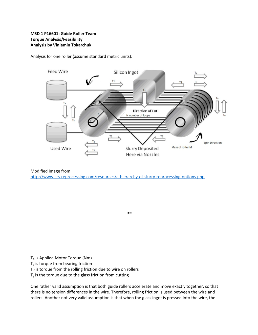 MSD 1 P16601: Guide Roller Team