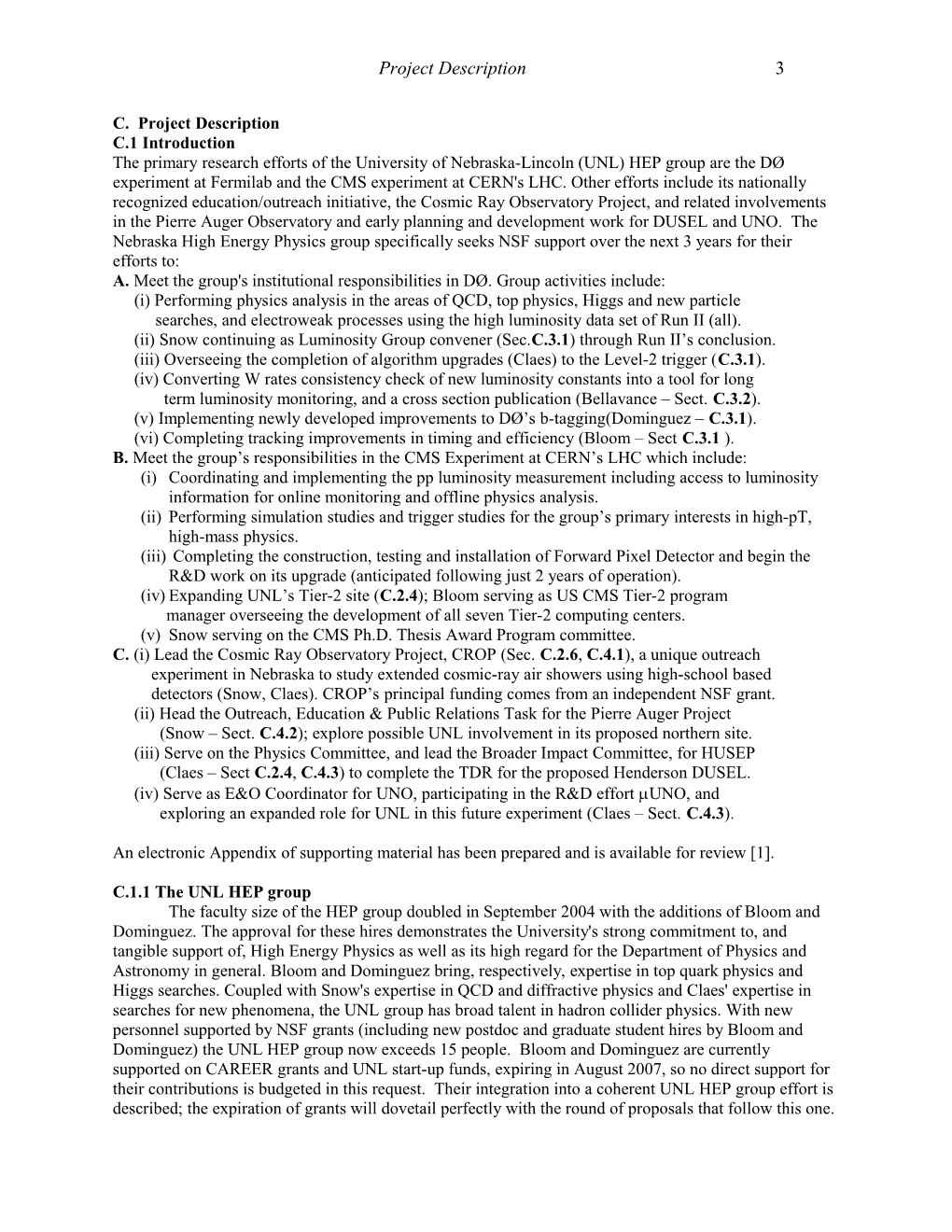 NSF March 2002 Annual Progress Report