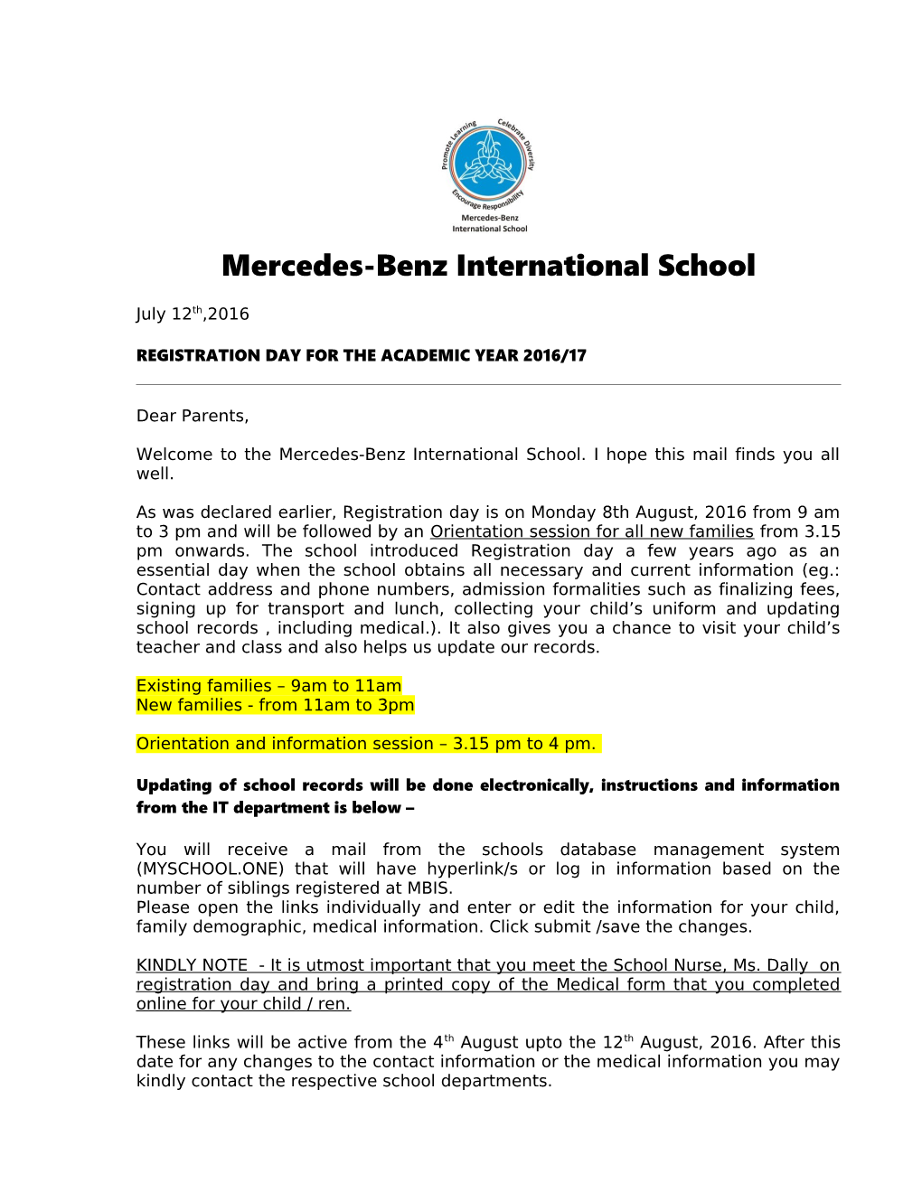 Mercedes-Benz International School