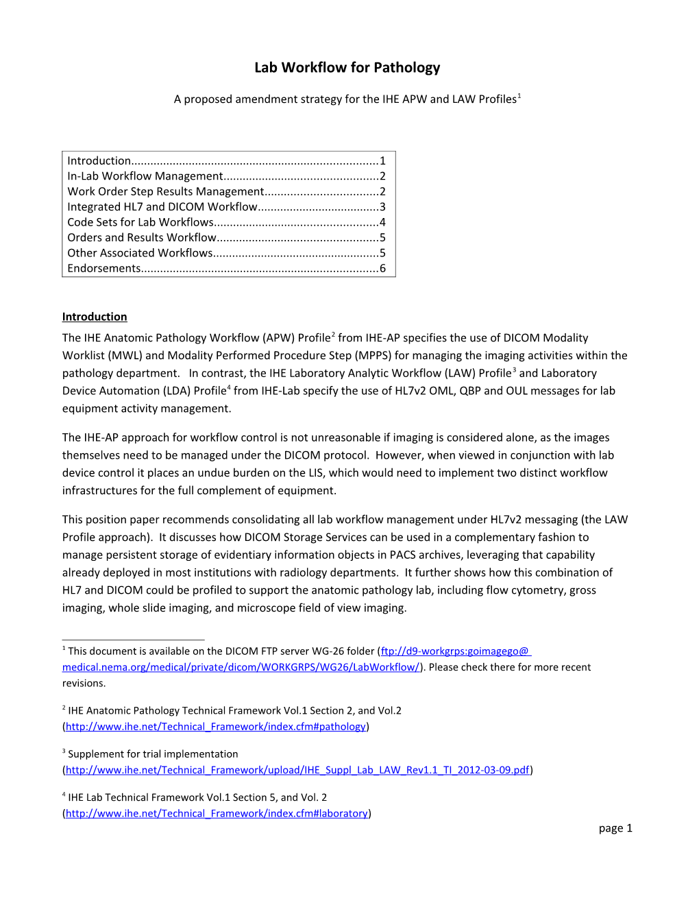 Lab Workflow for Pathology