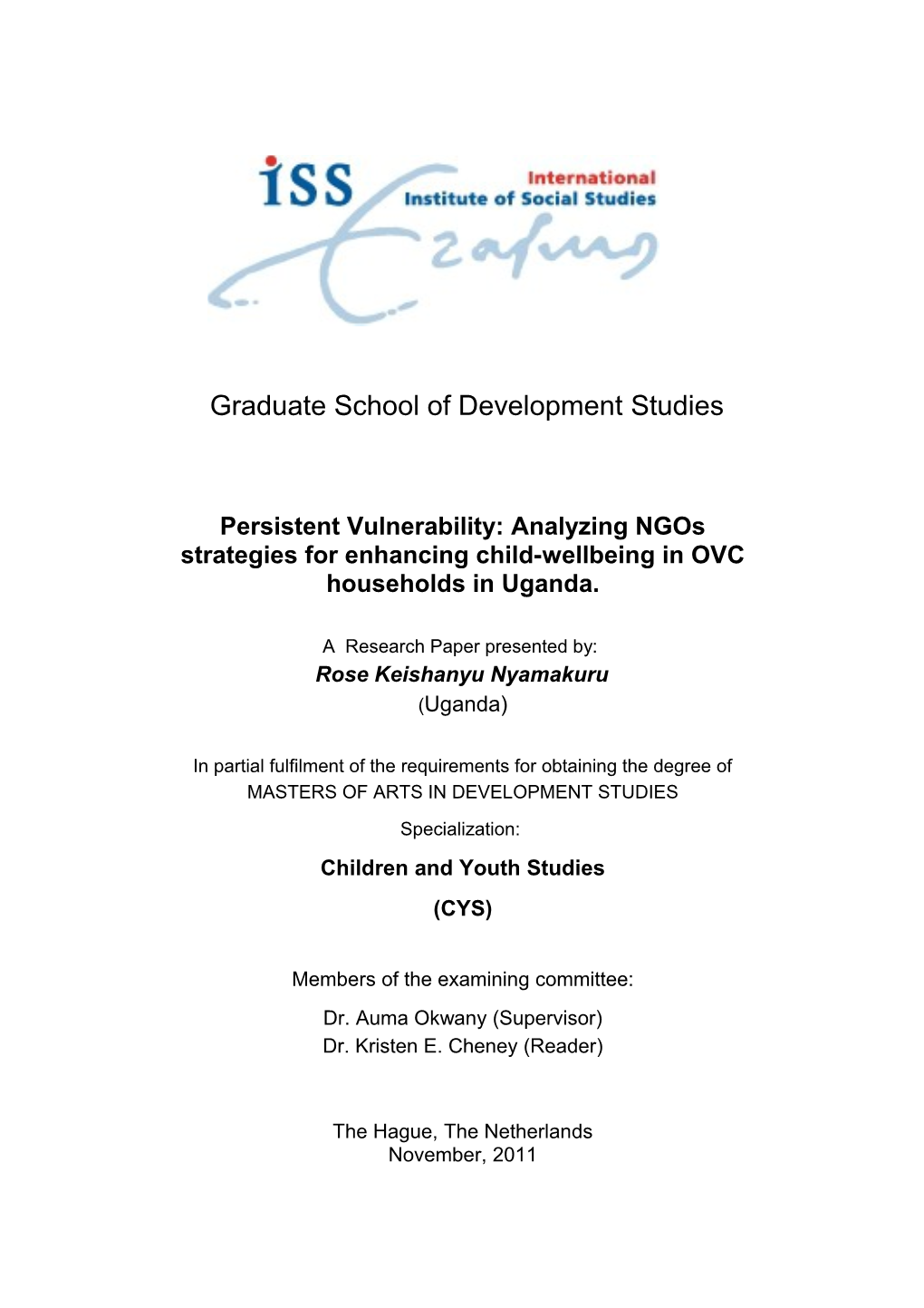 Persistent Vulnerability: Analyzing Ngos Strategies for Enhancing Child-Wellbeing in OVC