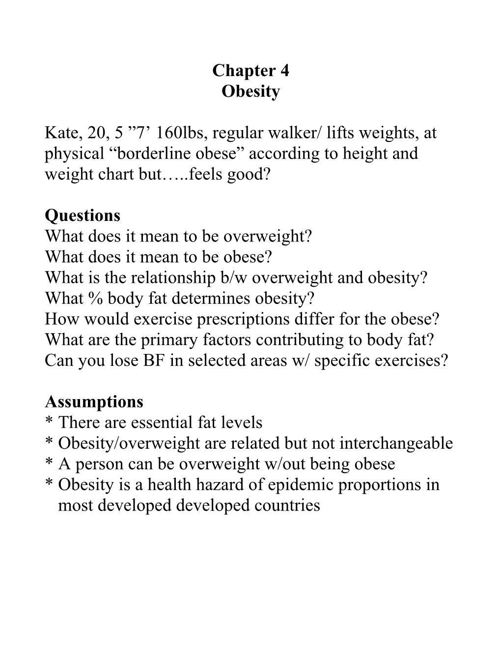 What Does It Mean to Be Overweight?