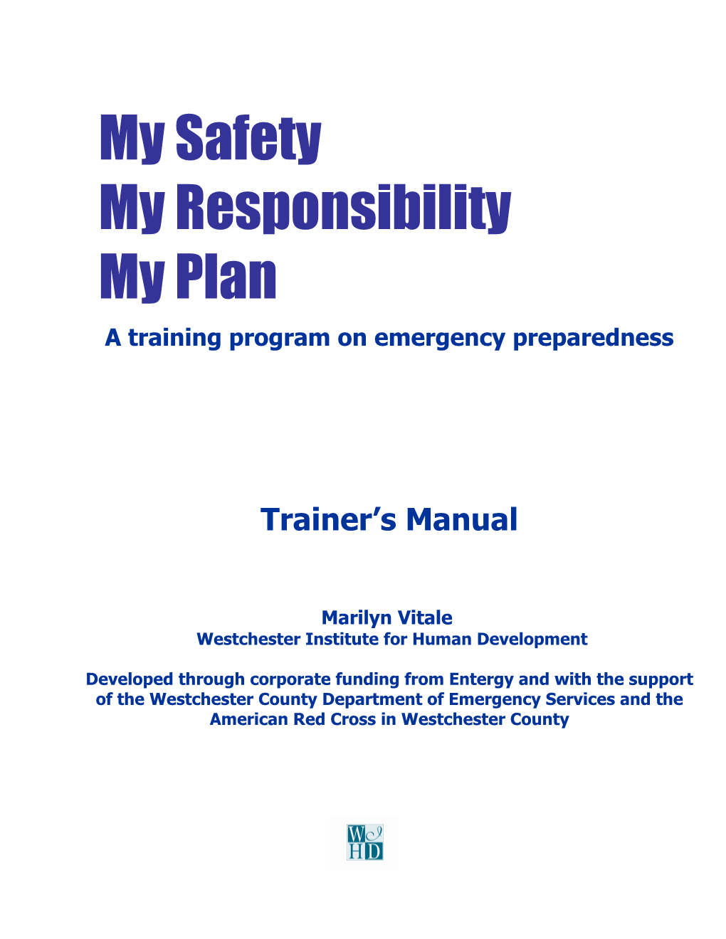 A Training Program on Emergency Preparedness